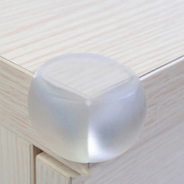 Silicone Table Corner Protector Safety Edge Guard Round Shape Transparent  Corner Edge Protector Baby Safety Item White Collision - AliExpress